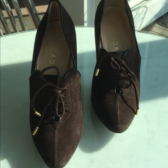 Escada brown suede pumps - Picture 2 of 8